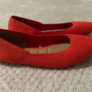 Stretch Cynthia Rowley reddish orange flat